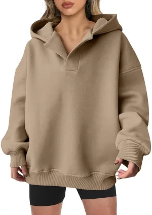 Lastesso Fall Fashion for Women 2024 Trendy Long Sleeve Hoodie Sweatshirt Oversized Comfort Pullover Preppy Clothes