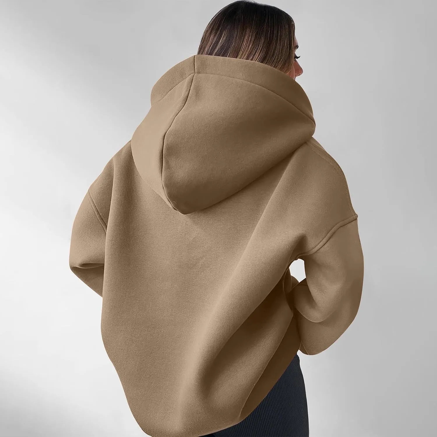 Lastesso Fall Fashion for Women 2024 Trendy Long Sleeve Hoodie Sweatshirt Oversized Comfort Pullover Preppy Clothes