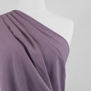 Liege - Pale Purple Viscose Linen Silky Noil Woven Fabric Sample