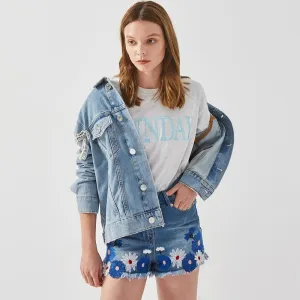 LIGHT BLUE VINTAGE JACKET