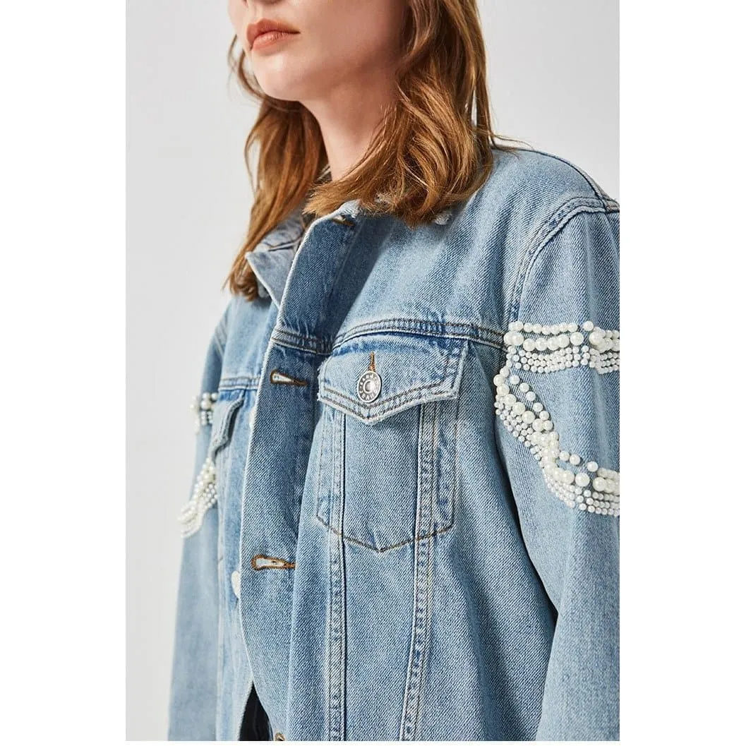 LIGHT BLUE VINTAGE JACKET