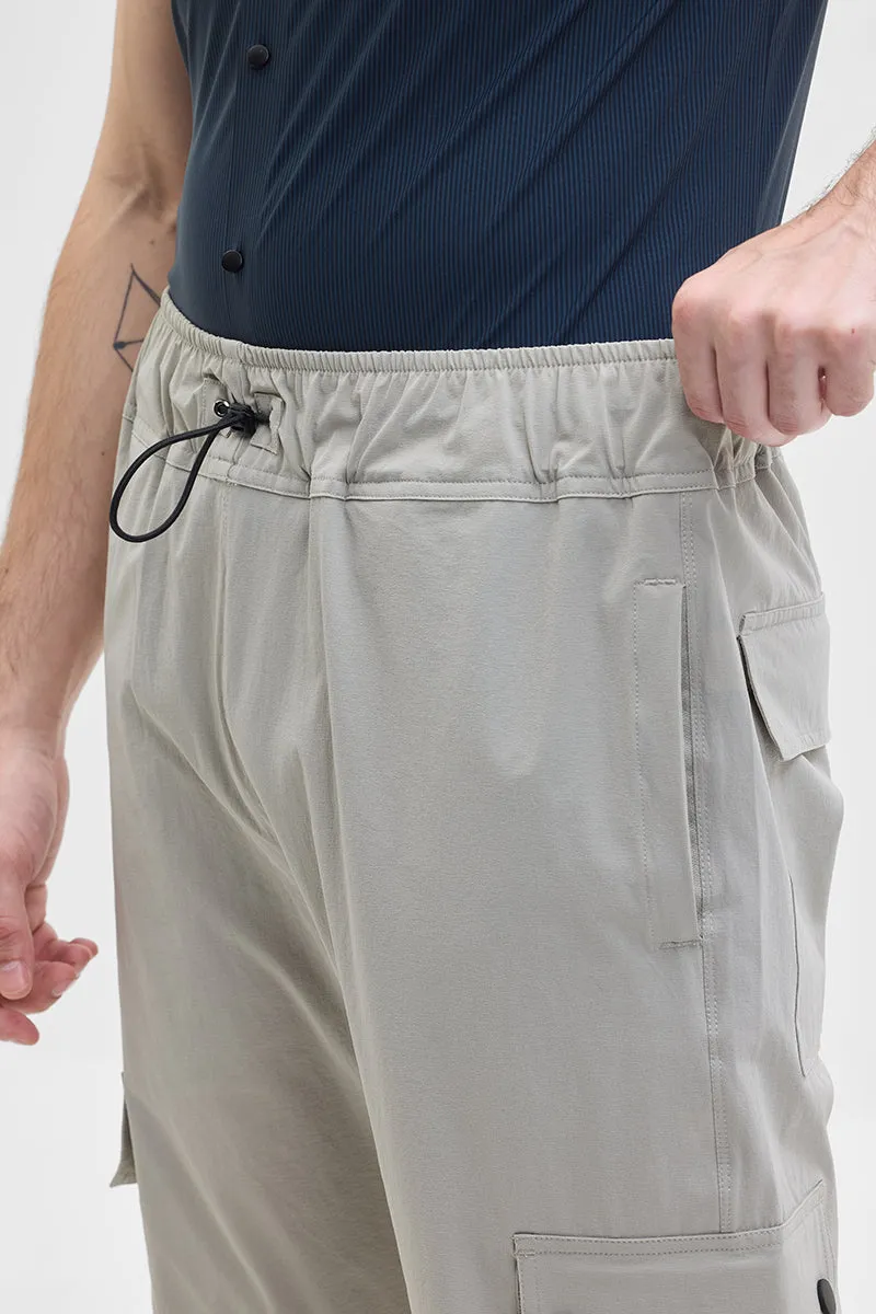 Light Grey Relaxed Fit Cargo
