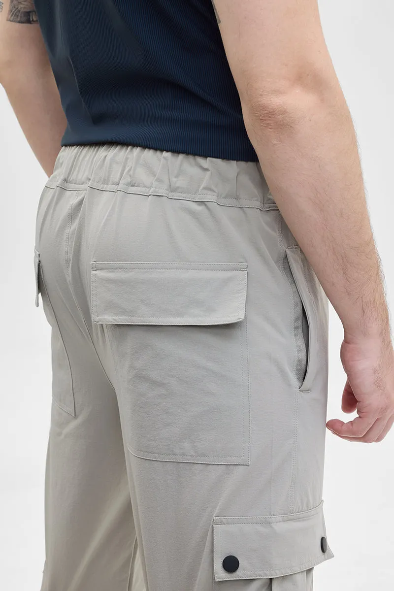 Light Grey Relaxed Fit Cargo
