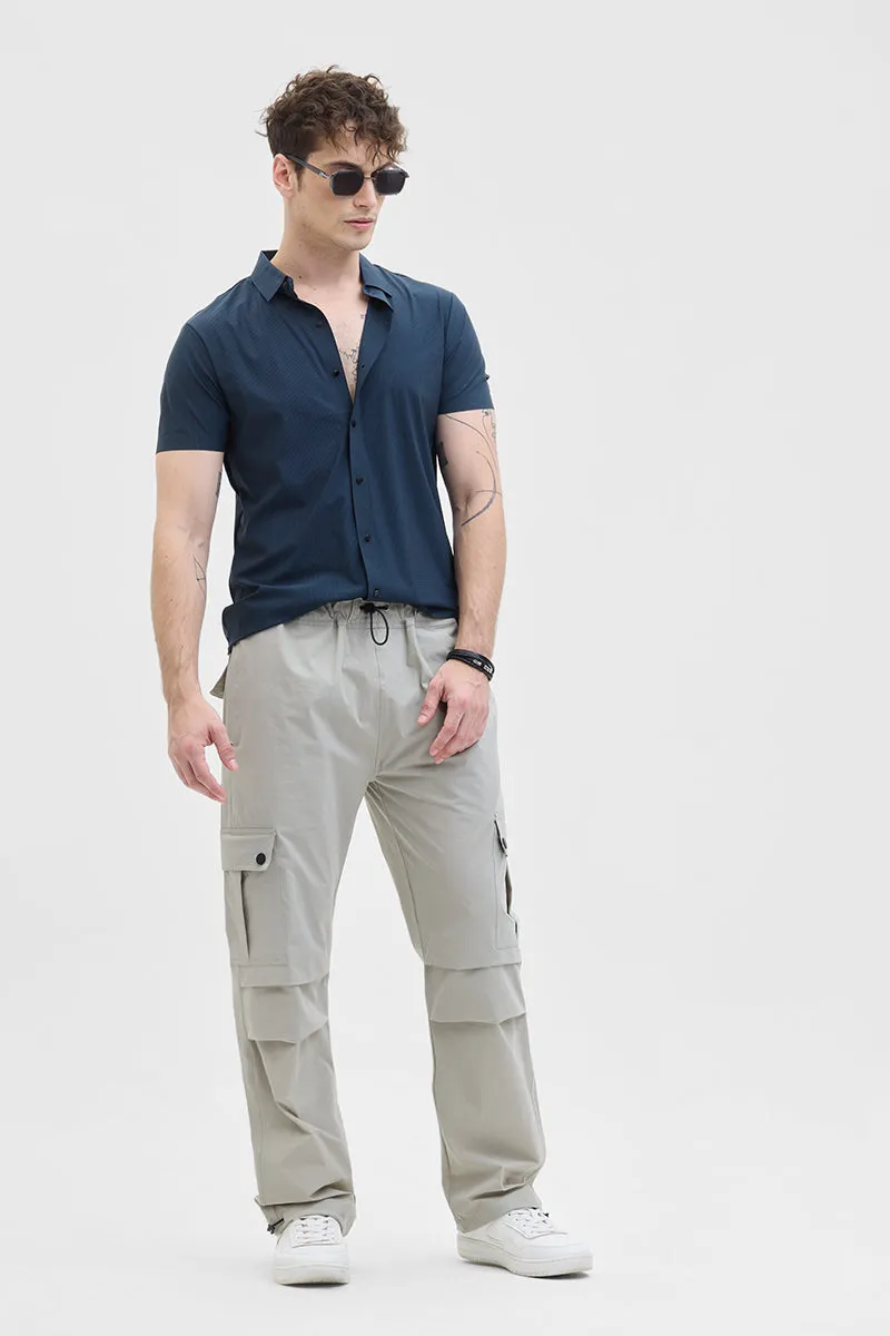 Light Grey Relaxed Fit Cargo