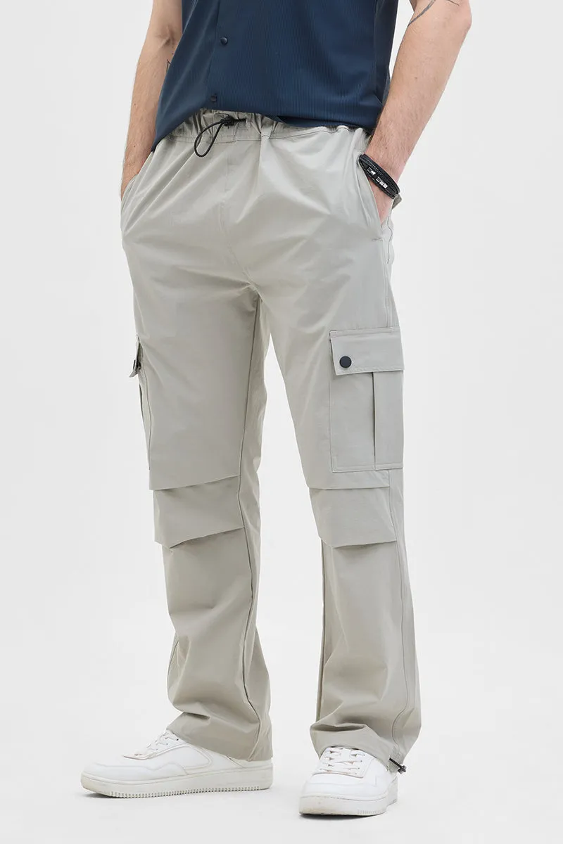 Light Grey Relaxed Fit Cargo