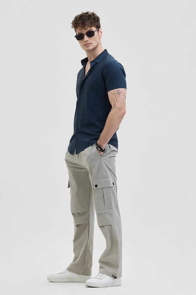 Light Grey Relaxed Fit Cargo