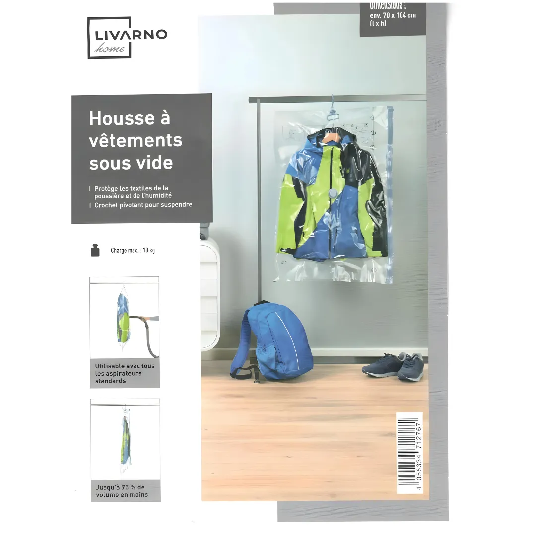 Livarno Home Vacuum Garment bag 70 × 104 cm
