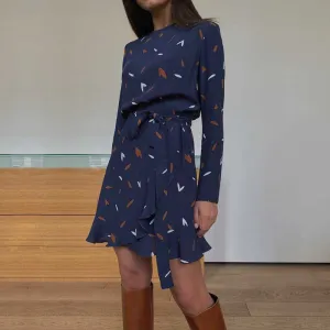 Loose Fit Flowing Blue Summer Dress