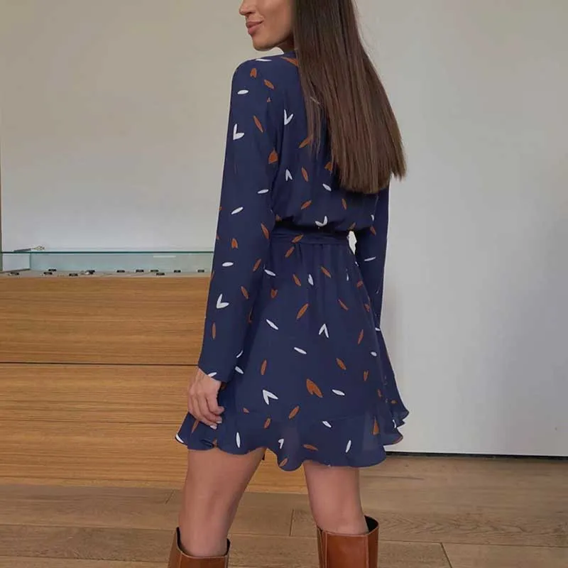 Loose Fit Flowing Blue Summer Dress