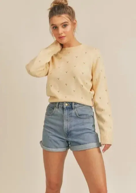 Lush Clothing The Buttercup Knit