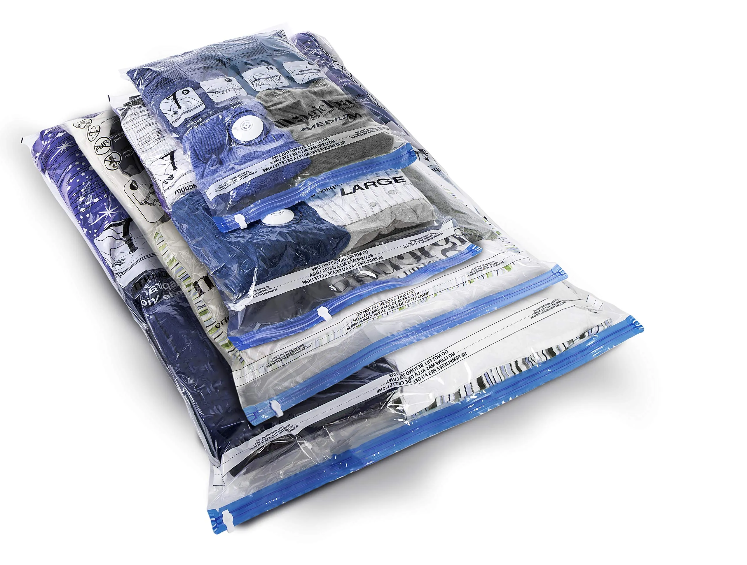 MagicBag Instant Space Saver Storage - Combo - Flat and Travel