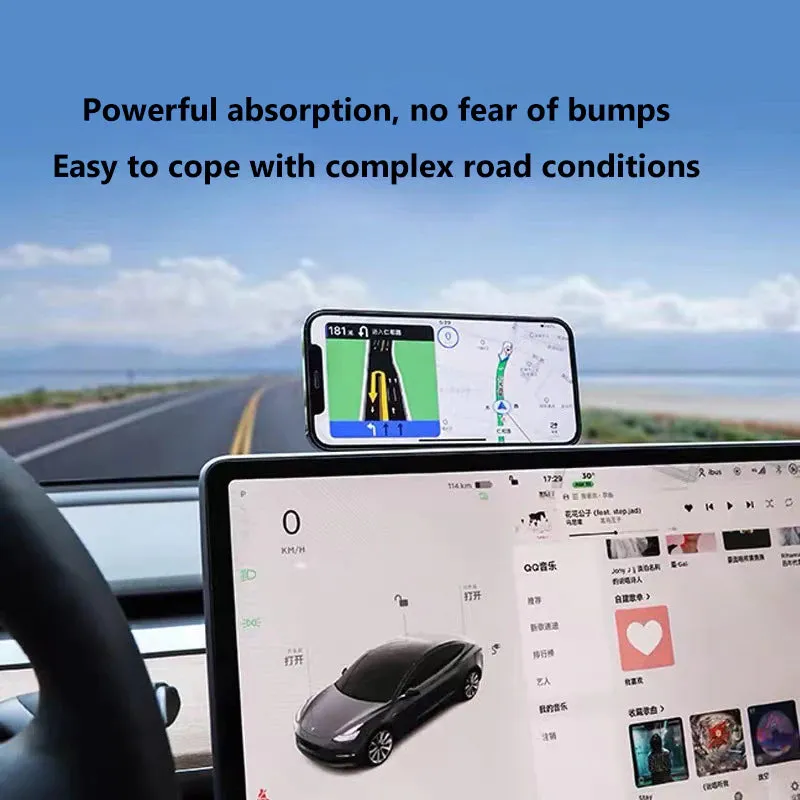Magnetic Metal Phone Holder Monitor Display Side Mount