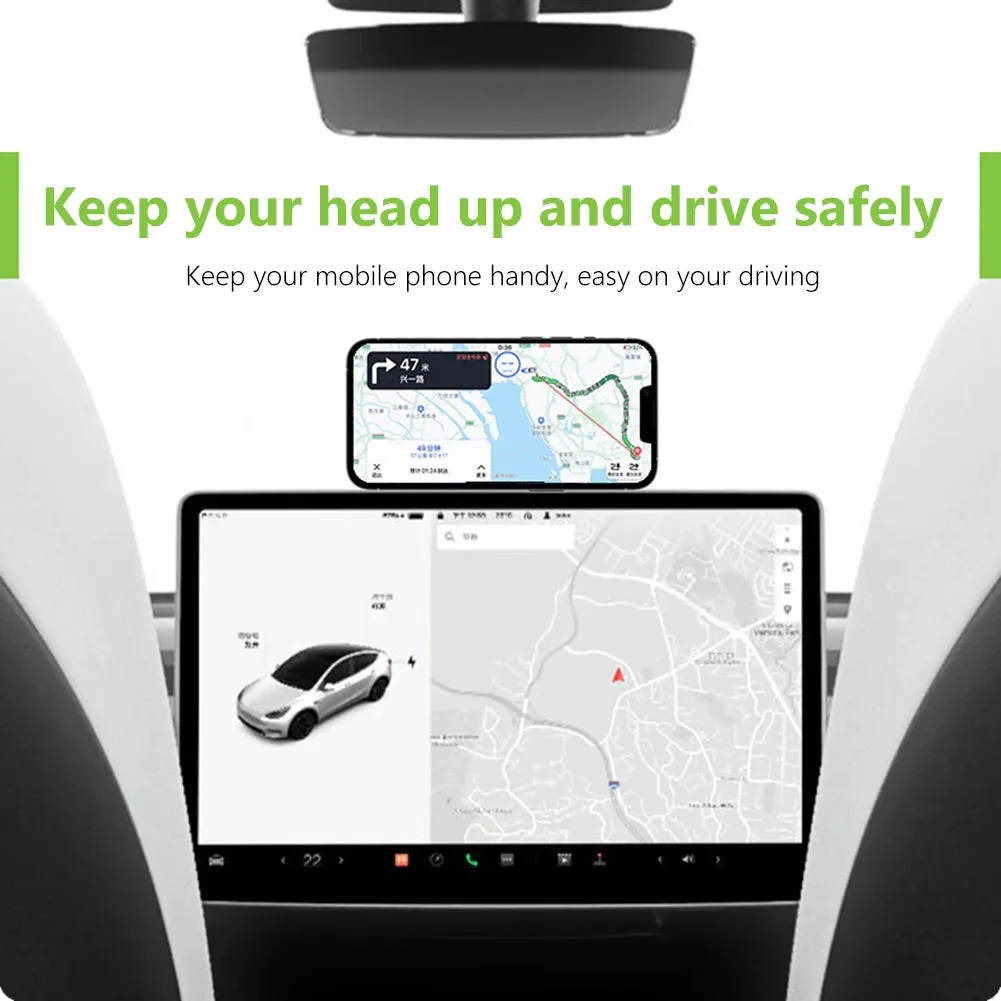 Magnetic Metal Phone Holder Monitor Display Side Mount