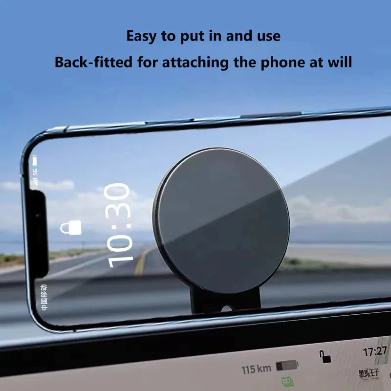 Magnetic Metal Phone Holder Monitor Display Side Mount