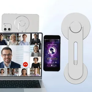 Magnetic Metal Phone Holder Monitor Display Side Mount