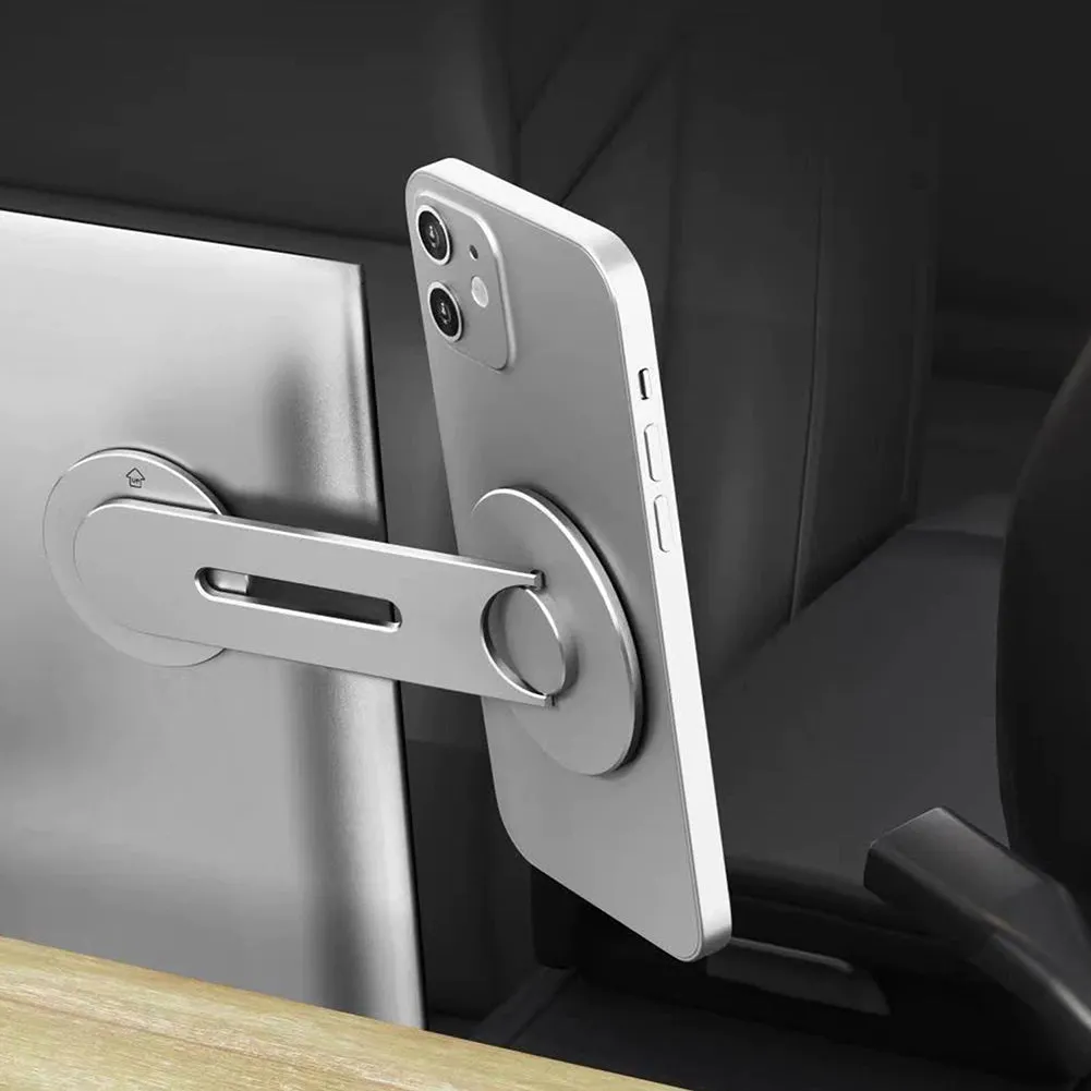 Magnetic Metal Phone Holder Monitor Display Side Mount