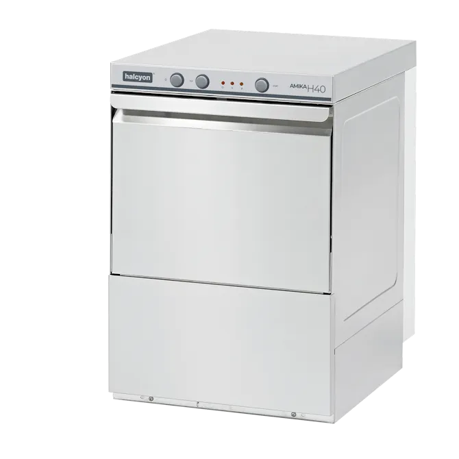 Maidaid Halcyon Amika Undercounter Glasswasher with Drain Pump - AMH40D
