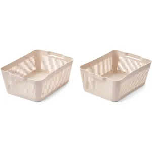 Makeeva Large Basket in Sandy by Liewood (2-Pack)