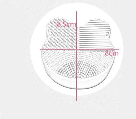 Makeup brush cleaning box