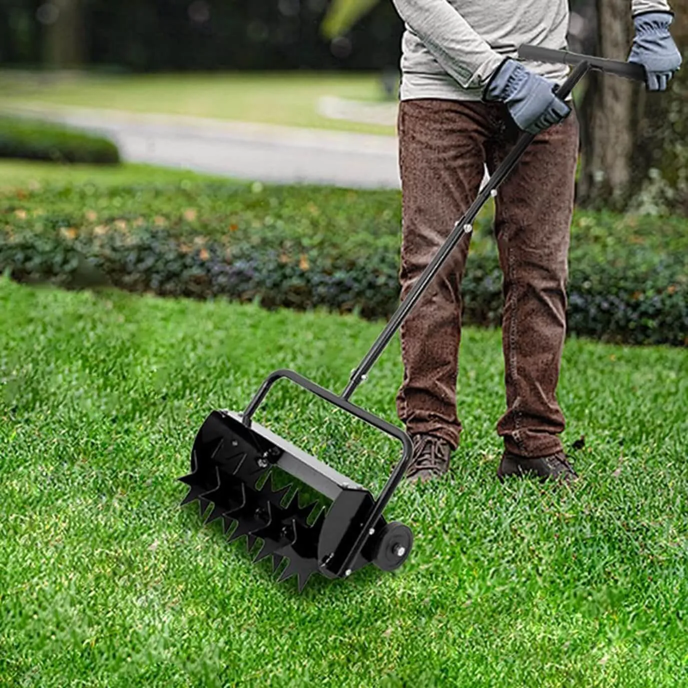 Manual Lawn Aerator, Lawn Planting Hole Punch