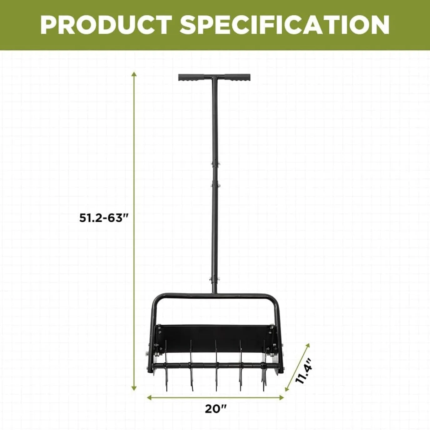 Manual Lawn Aerator, Lawn Planting Hole Punch