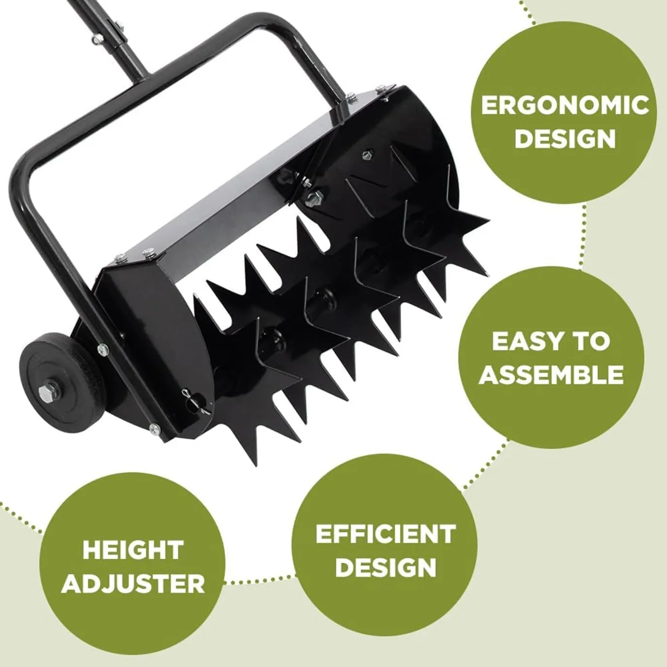 Manual Lawn Aerator, Lawn Planting Hole Punch