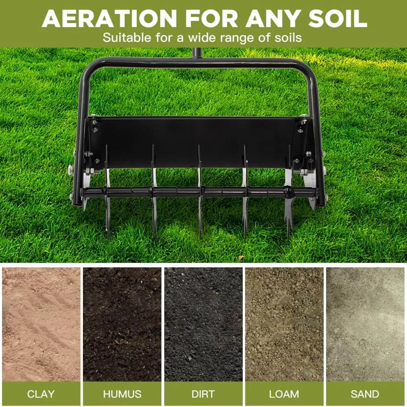 Manual Lawn Aerator, Lawn Planting Hole Punch