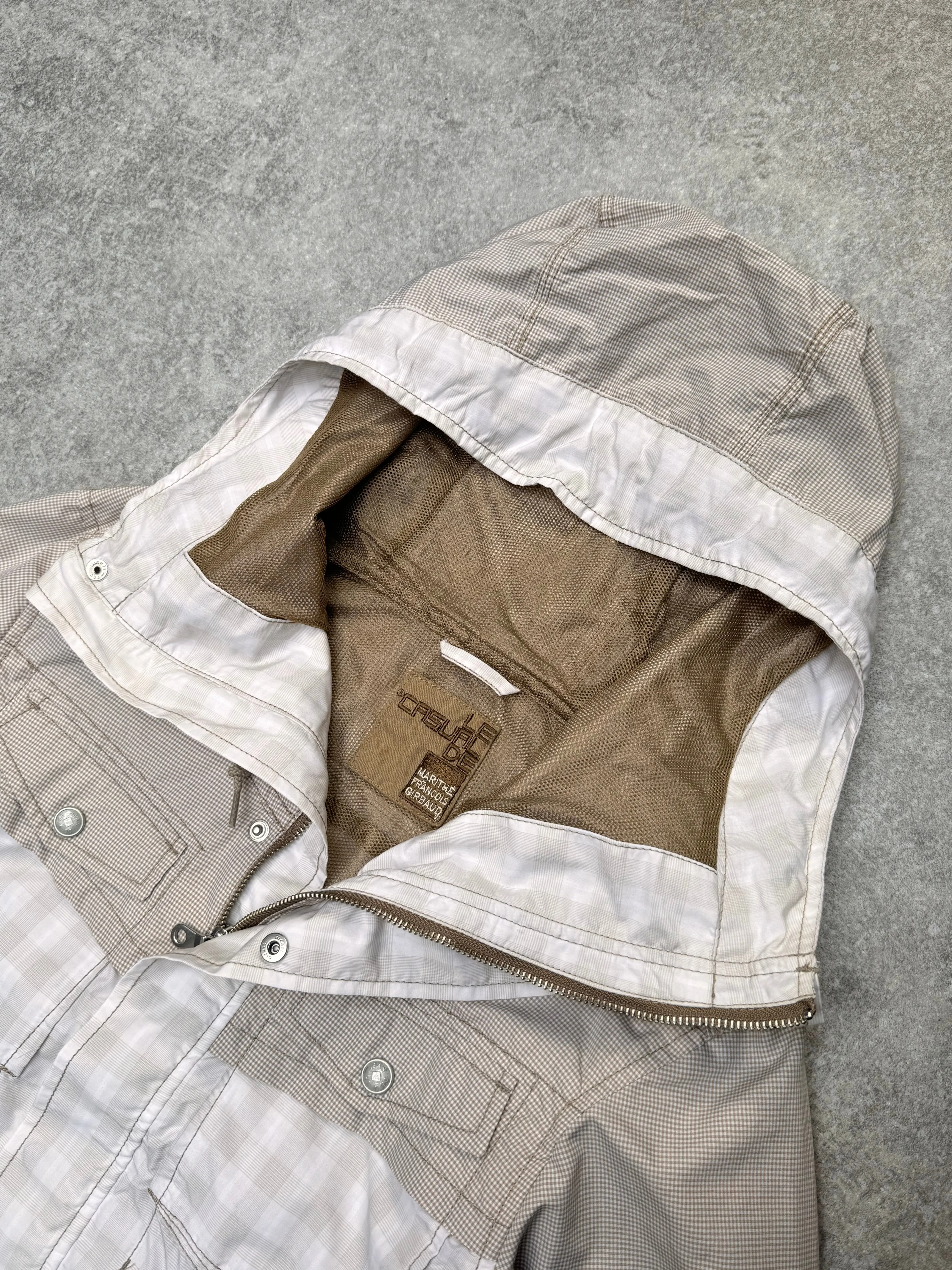 Marithe Francois Girbaud Gingham Lightweight Jacket