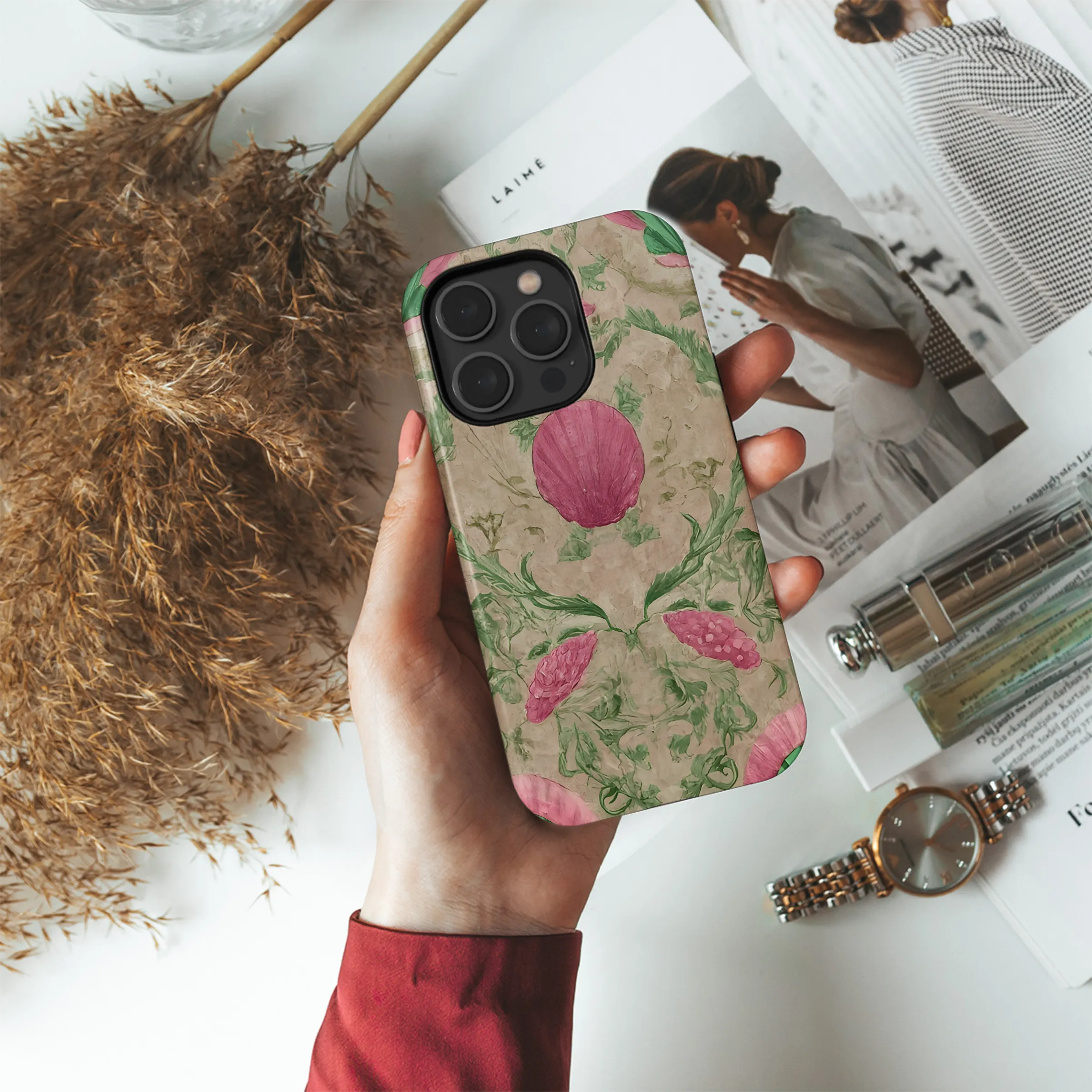 Matte : Greek, Roman, Shells, Map, Vintage, Open Phone Case iPhone Samsung Cover Pixel 3301