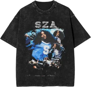 Men Vintage Oversized Short Sleeve Funny T-Shirt Loose Tee TopBlack