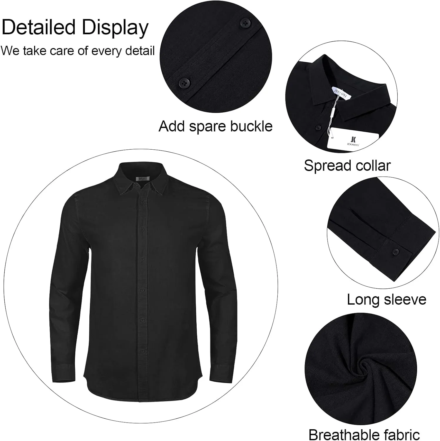 Mens Casual Long Sleeve Cotton Linen Shirts Buttons Down Solid Plain Roll-Up Sleeve Summer Beach Shirts