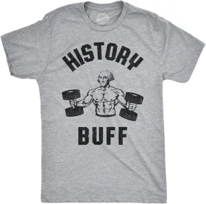 Mens History Buff T Shirt Funny George Washington 4th of July Tee