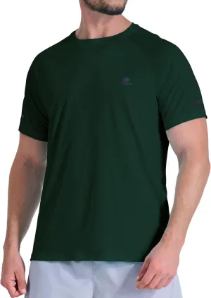 Men's Summer Short Sleeve Shirts Quick Dry Workout Lightweight T-Shirts Gym Running Swim Athletic Shirt 2025