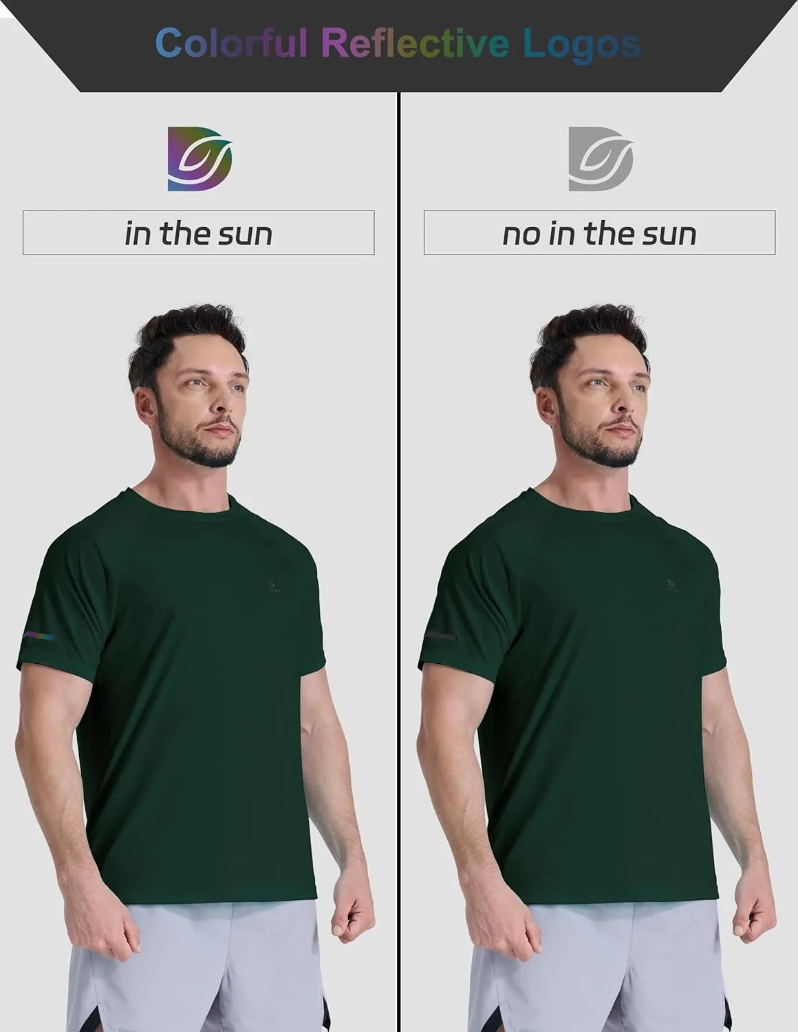 Men's Summer Short Sleeve Shirts Quick Dry Workout Lightweight T-Shirts Gym Running Swim Athletic Shirt 2025