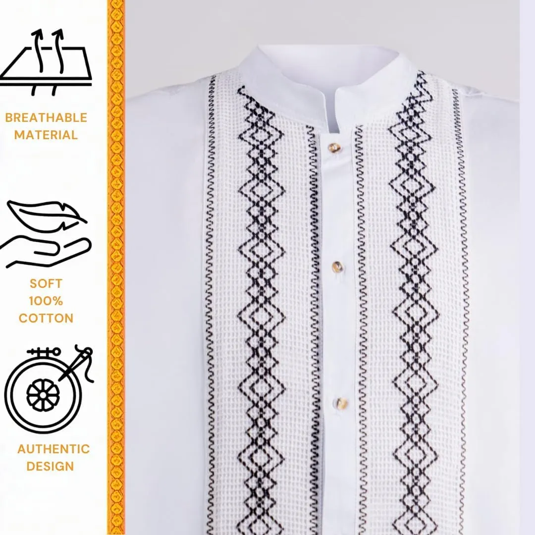 Mexican Shirts for Men - Guayabera Shirts for Men, Elegant 100% Cotton, Made in Mexico, guayaberas para Hombre