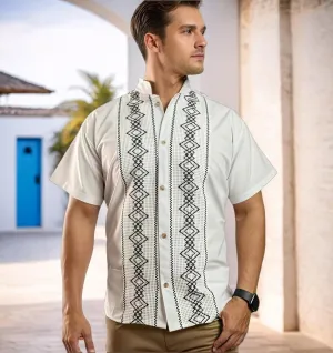 Mexican Shirts for Men - Guayabera Shirts for Men, Elegant 100% Cotton, Made in Mexico, guayaberas para Hombre