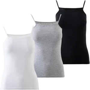 Mody Women's Camisole 3-Pack, Tank Top for Women, Cotton Camisole Tops for Women, Spaghetti Strap Womens Tank Tops Undershirt