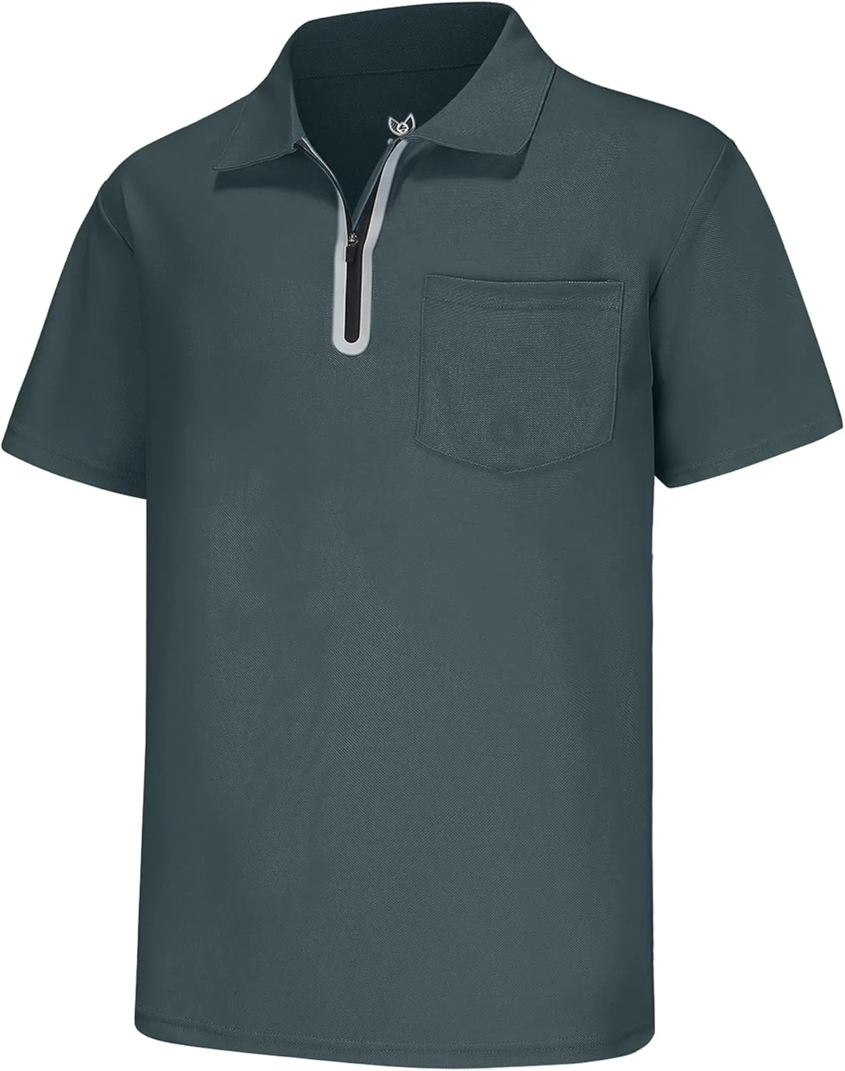 MOHEEN Men's Moisture Wicking Short Sleeve Polo Shirts UPF 50  Lightweight Performance Golf Shirts M-6XL