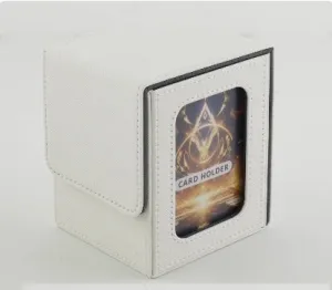 MUNTO - Trading Card Game Deck Box - White (100  Cards)