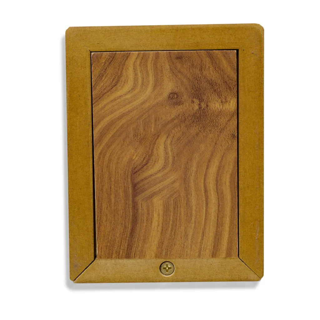 Natural Wood Pet Photo Urn in Extra Large
