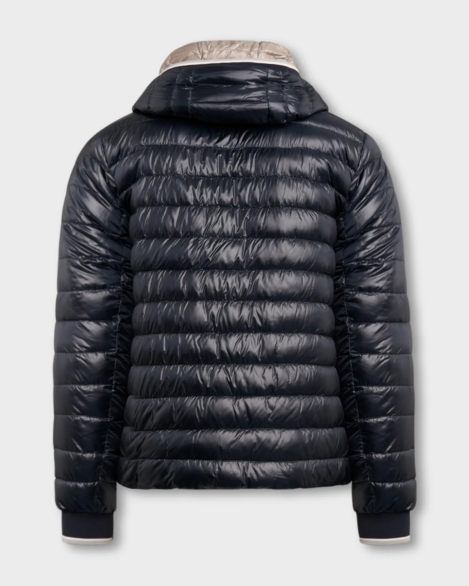 Navy Ultralight Down Reversible Bomber Jacket