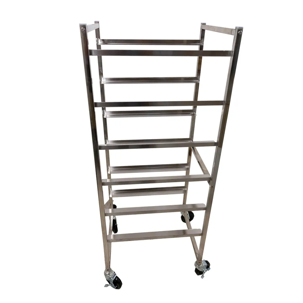 Nella 6-Tier Stainless Steel Universal Pan / Lug Rack with 9" Spacing - 27056