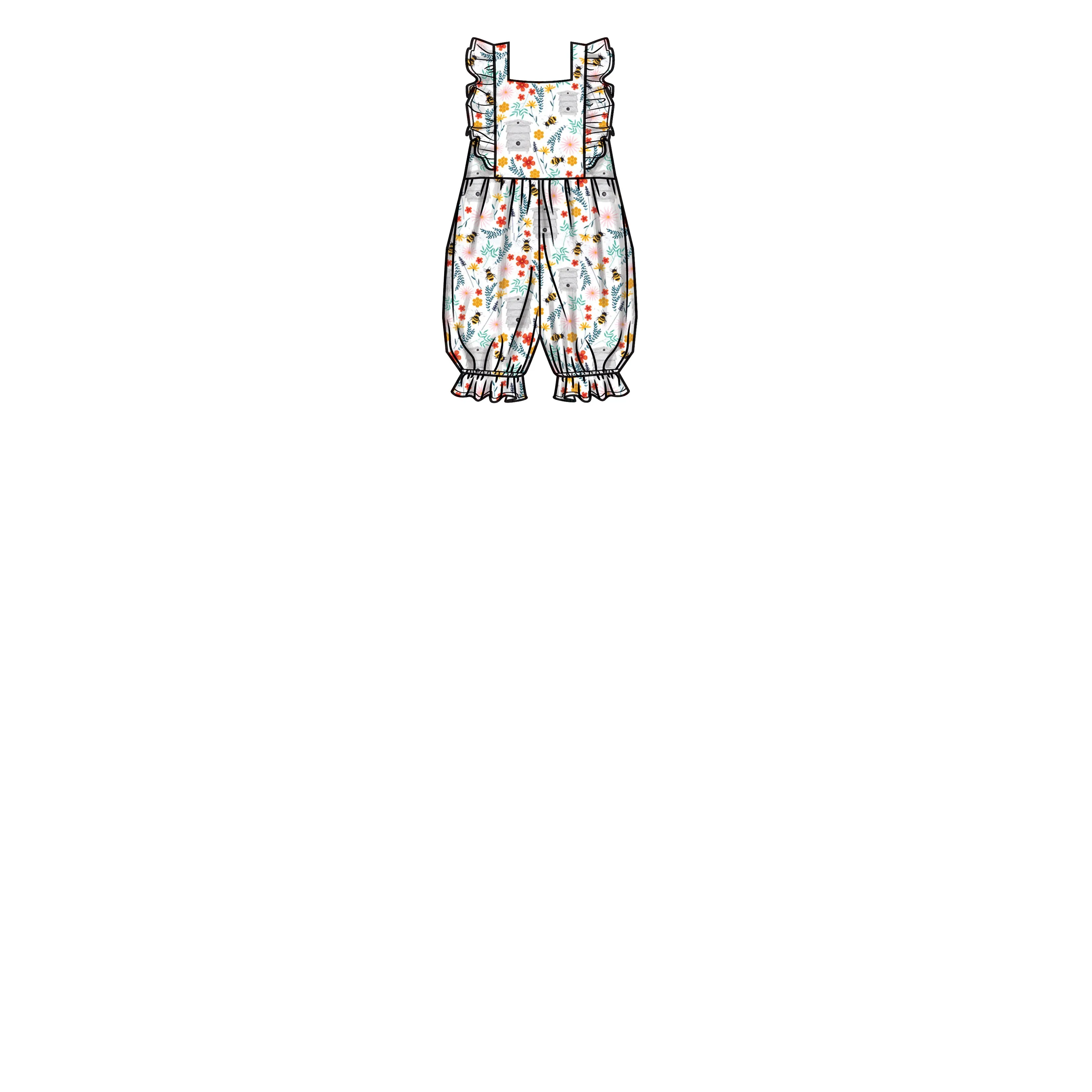 Newlook Pattern 6738 Babies' Rompers and Dress
