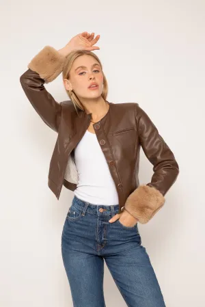 Nola Fur Cuff Lady Jacket
