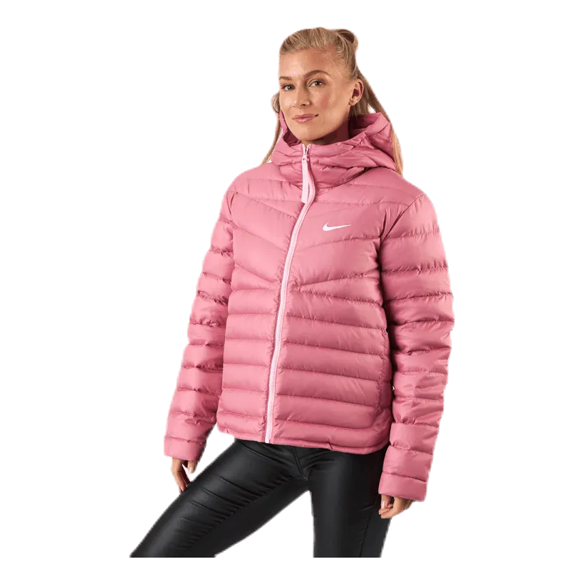 Nsw Wr Lt Wt Dwn Jkt Pink/White