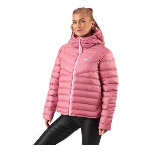 Nsw Wr Lt Wt Dwn Jkt Pink/White