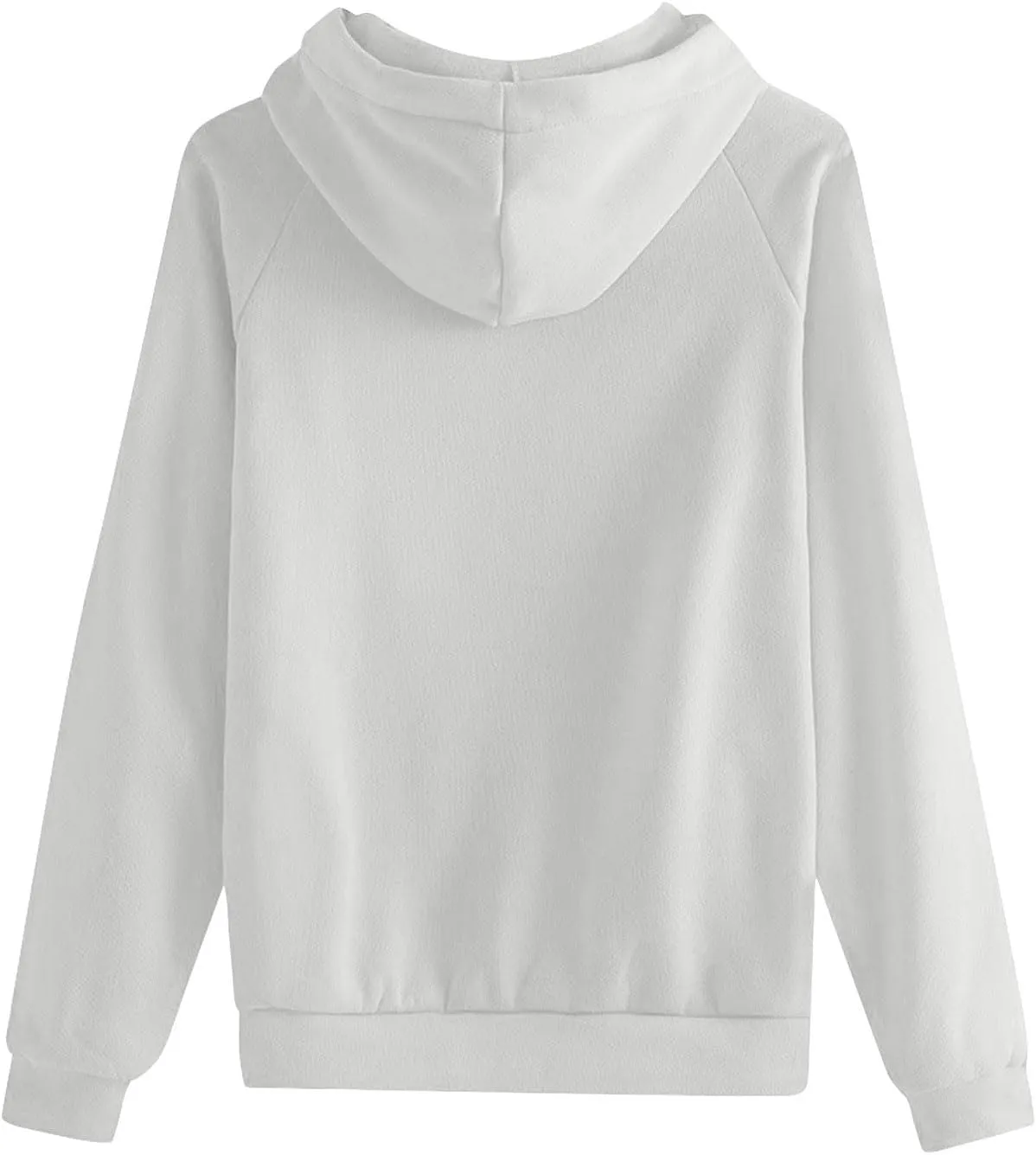 Oversized Hoodies for Women Trendy Drawstring Fleece Plain Comfy Hoodie Loose Fit Preppy Raglan Hooded Sweatshirt