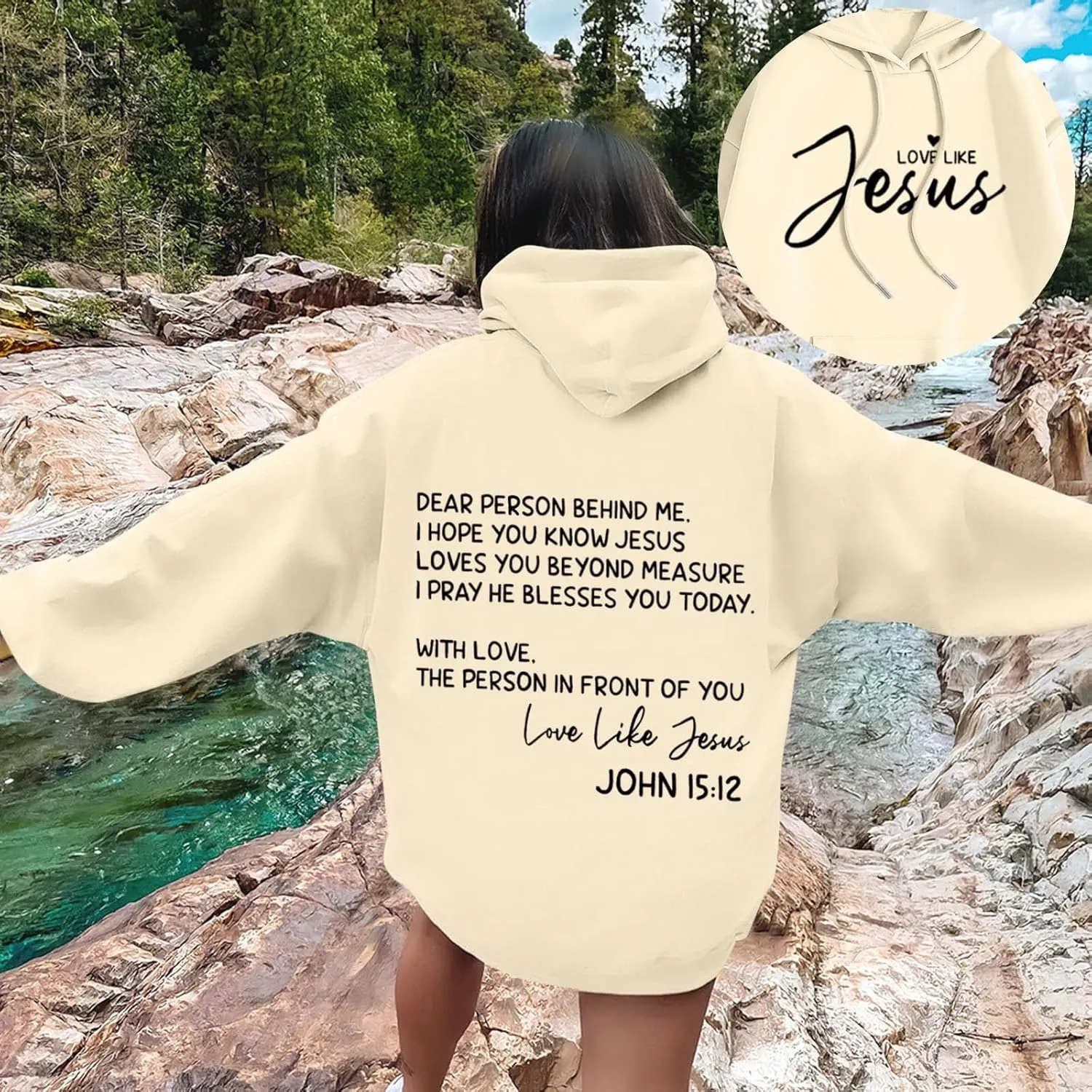Oversized Letter Print Hoodies for Women Casual Long Sleeve Loose Fit Pullover 2025 Y2k Teen Girls Spring Clothes