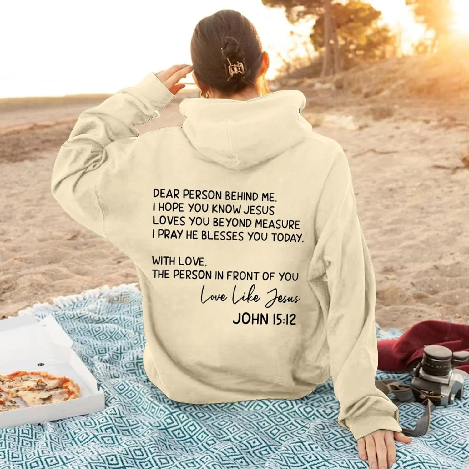 Oversized Letter Print Hoodies for Women Casual Long Sleeve Loose Fit Pullover 2025 Y2k Teen Girls Spring Clothes