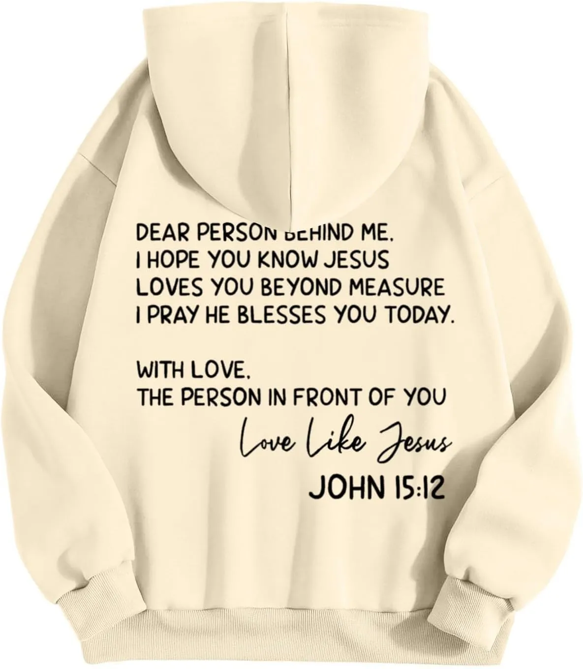 Oversized Letter Print Hoodies for Women Casual Long Sleeve Loose Fit Pullover 2025 Y2k Teen Girls Spring Clothes